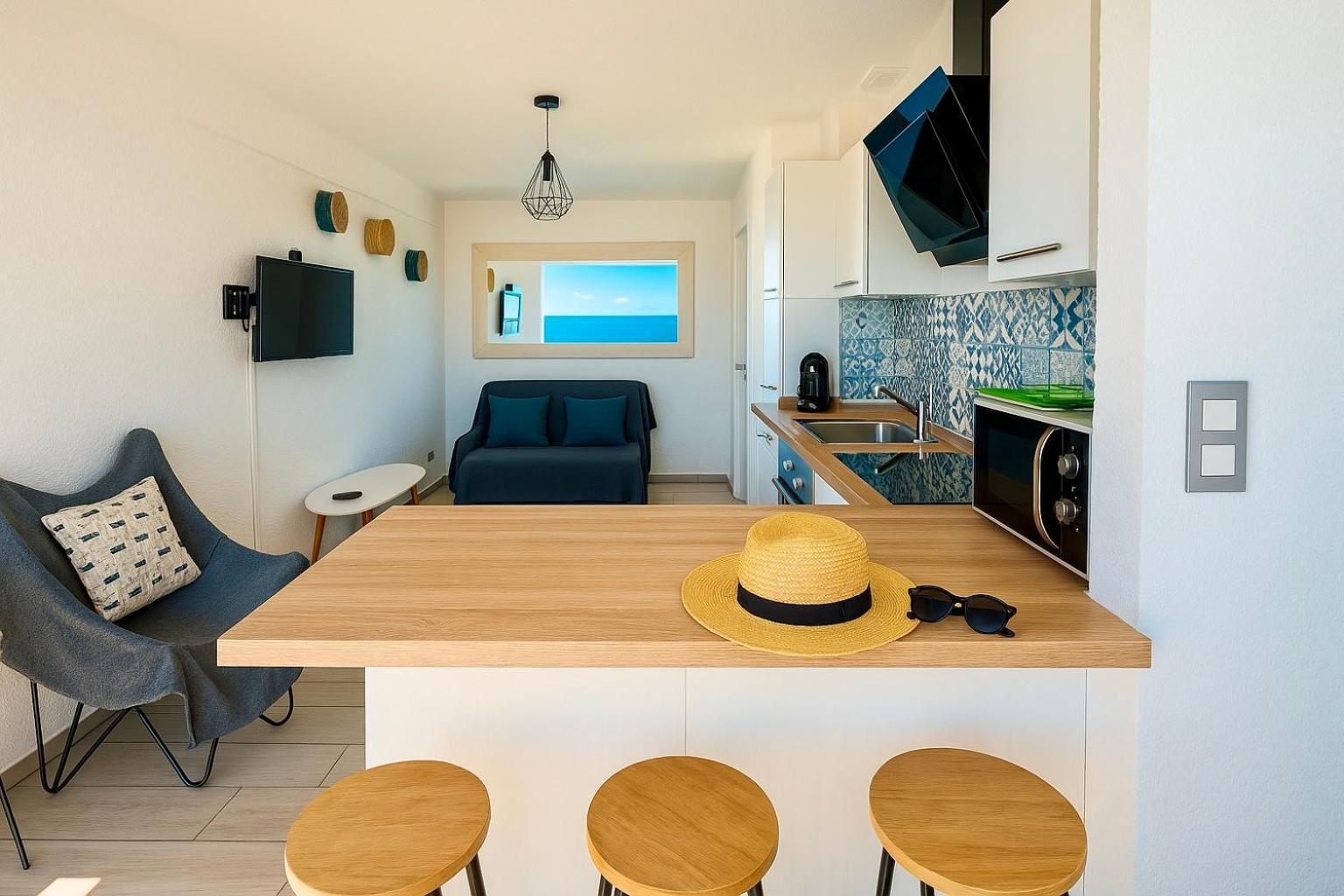 "Plage" Splendide Vue Mer Depuis La Chambre Et Le Salon Cuisine, 20M De La Plage! Кане Экстерьер фото